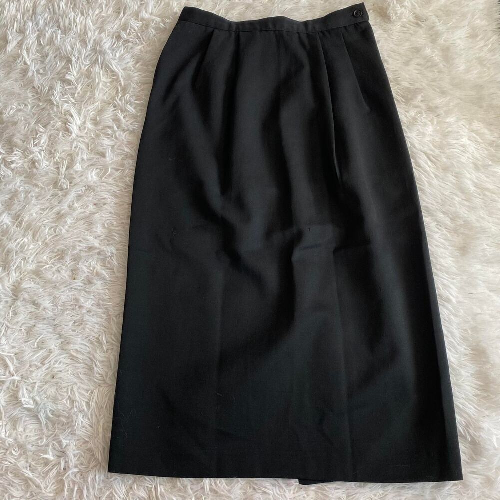 La Chine Petites Pencil Straight Skirt for Women 30" Long , Black, 26"Waistline‎